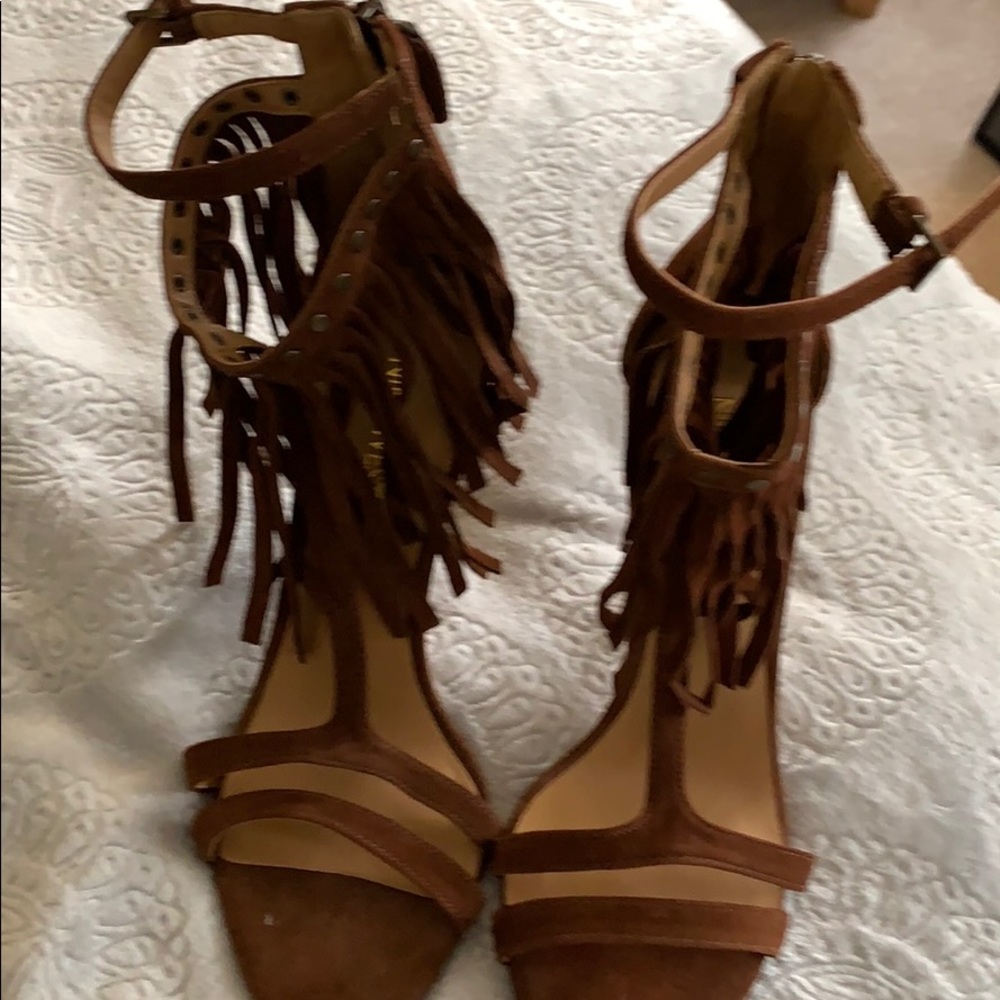 Nine West 3 inch open toe shoe